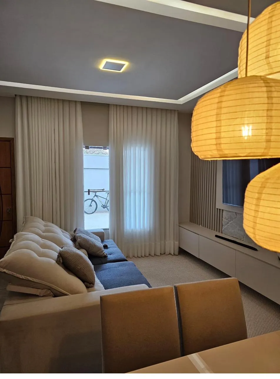 Sala integrada com voil